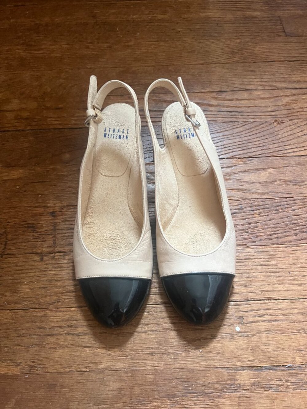 Stuart Weitzman Cap Toe Wedges